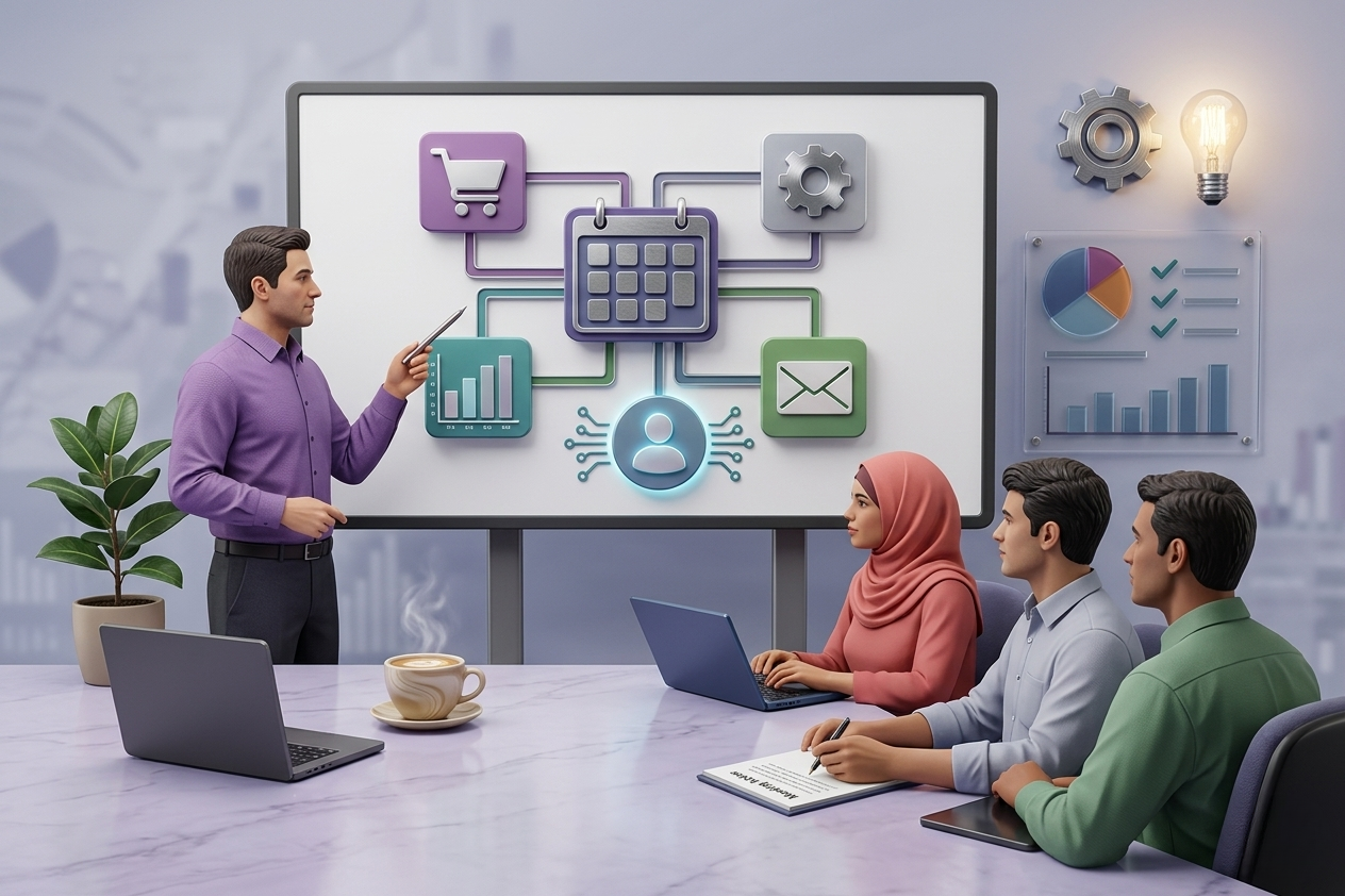 تدريب مستخدمي أودو للشركات بطريقة عملية