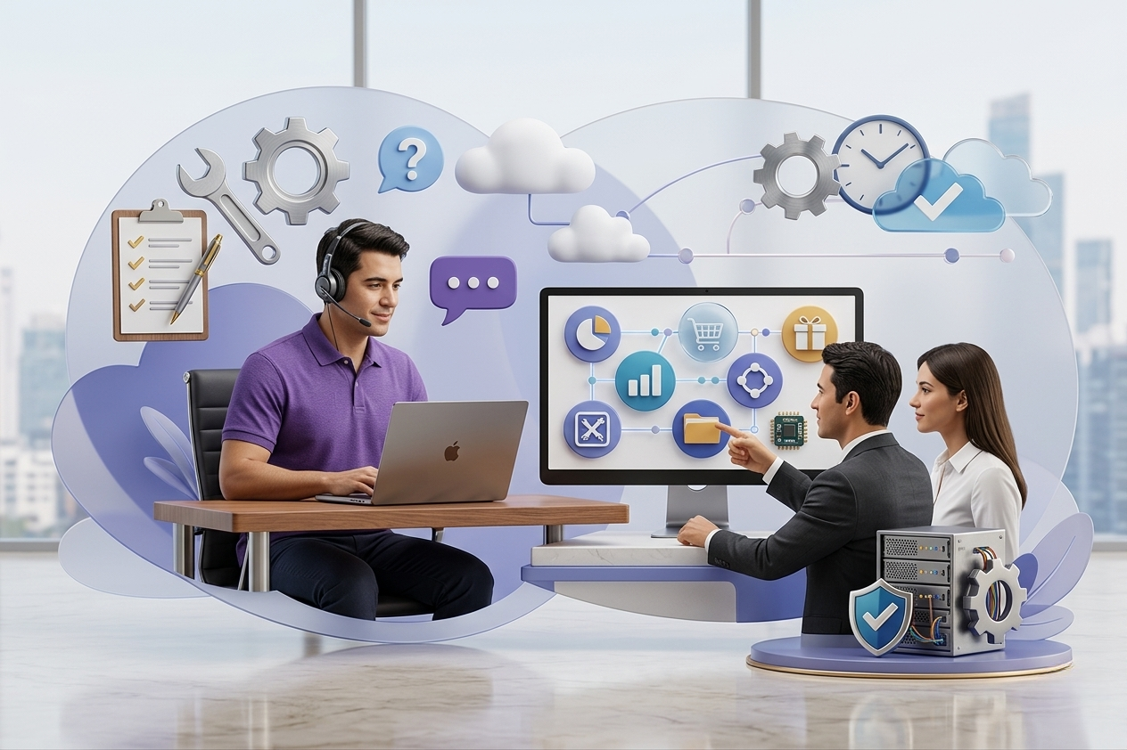 دعم فني أودو للشركات يقلل التعطل