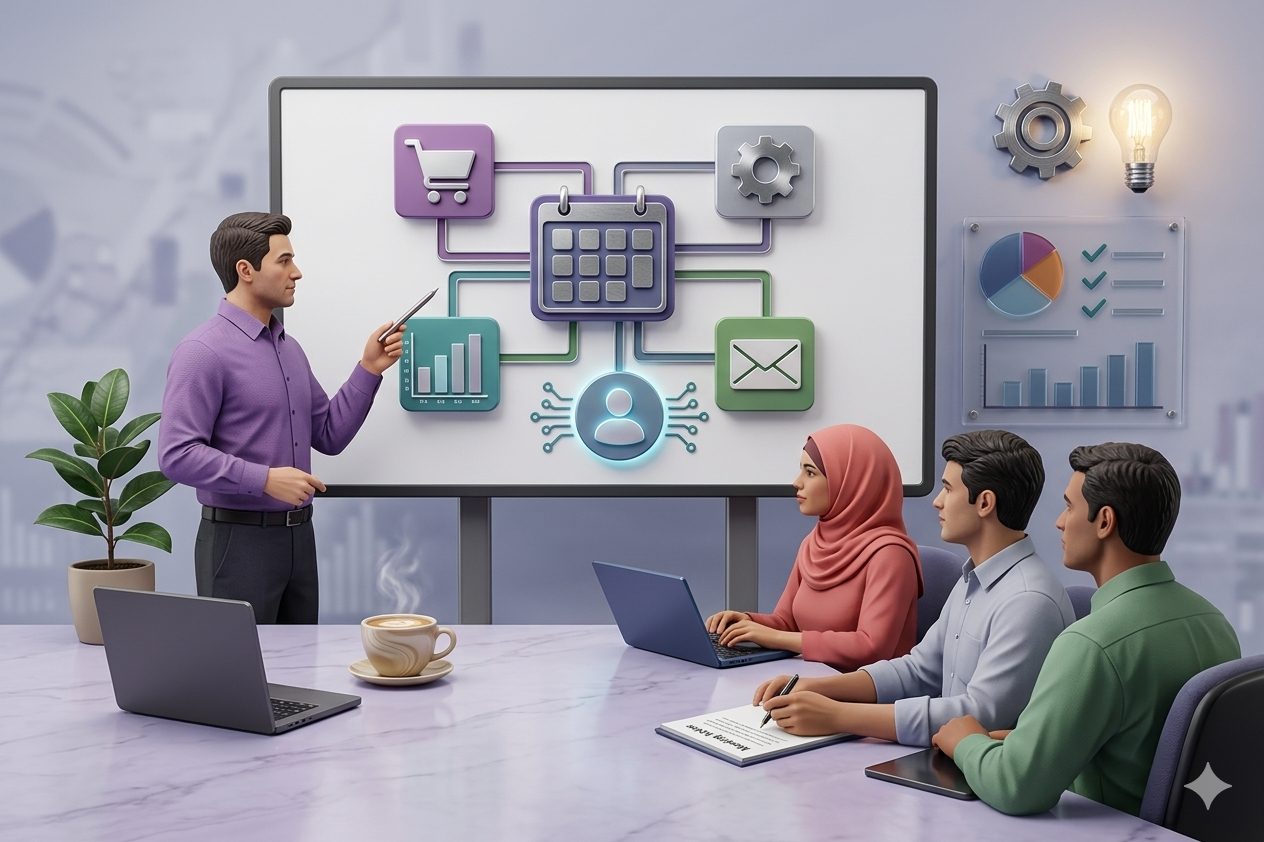 تدريب مستخدمي أودو للشركات بطريقة عملية