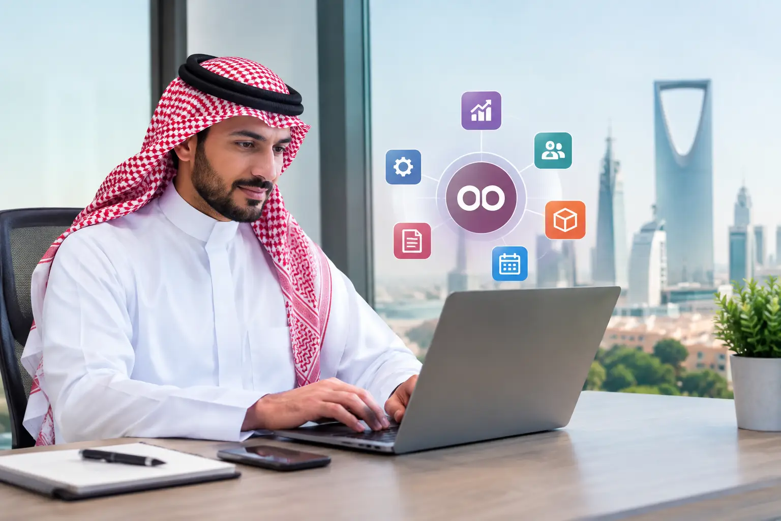 أفضل ممارسات أمن بيانات أودو للشركات السعودية