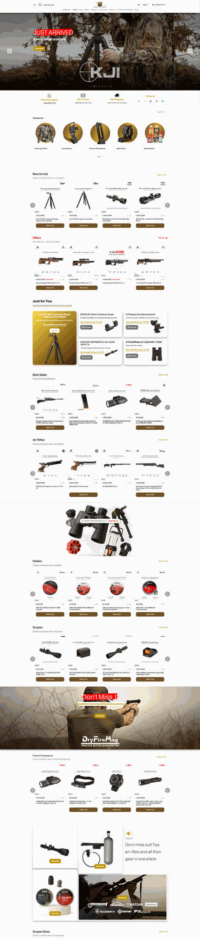 E-commerce / Outdoor & Hunting